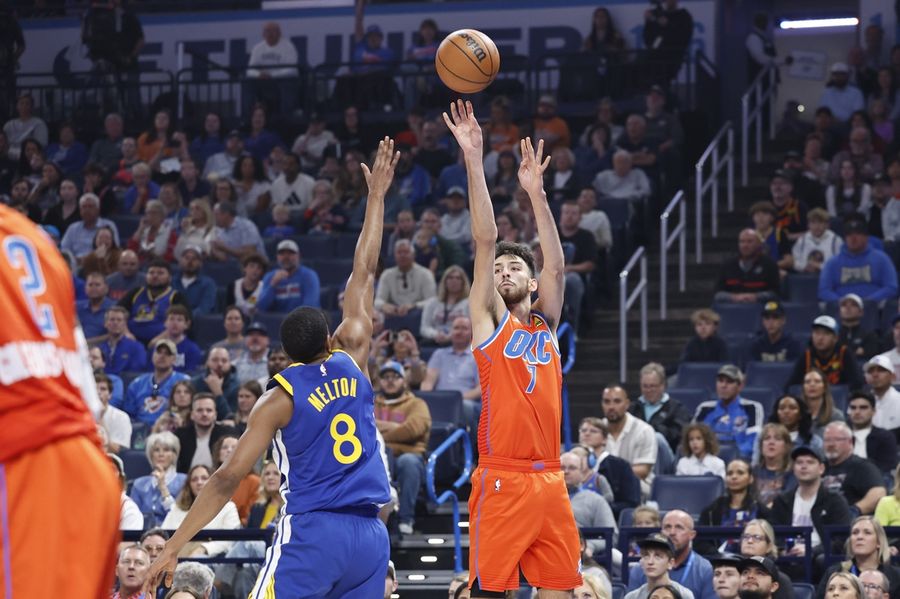 NBA: Golden State Warriors at Oklahoma City Thunder