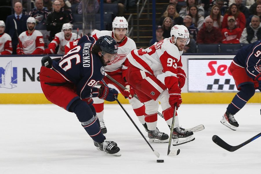 NHL: Detroit Red Wings at Columbus Blue Jackets