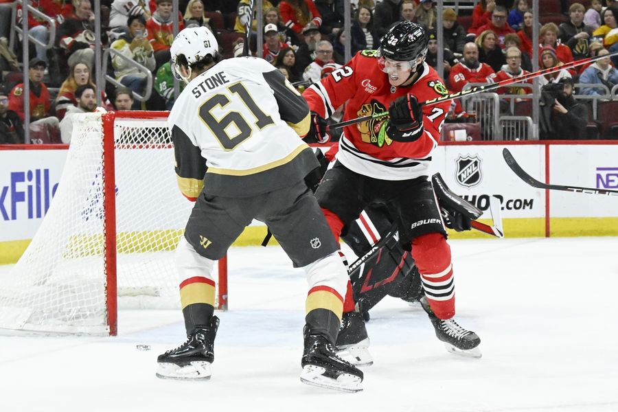 NHL: Vegas Golden Knights at Chicago Blackhawks
