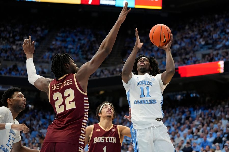 NCAA Basketball: Boston College at North Carolina