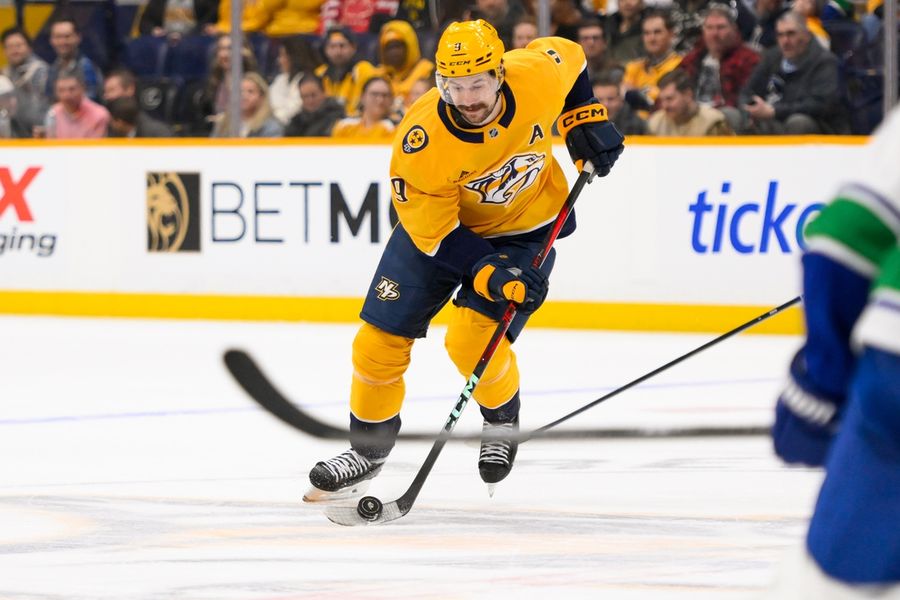 NHL: Vancouver Canucks at Nashville Predators