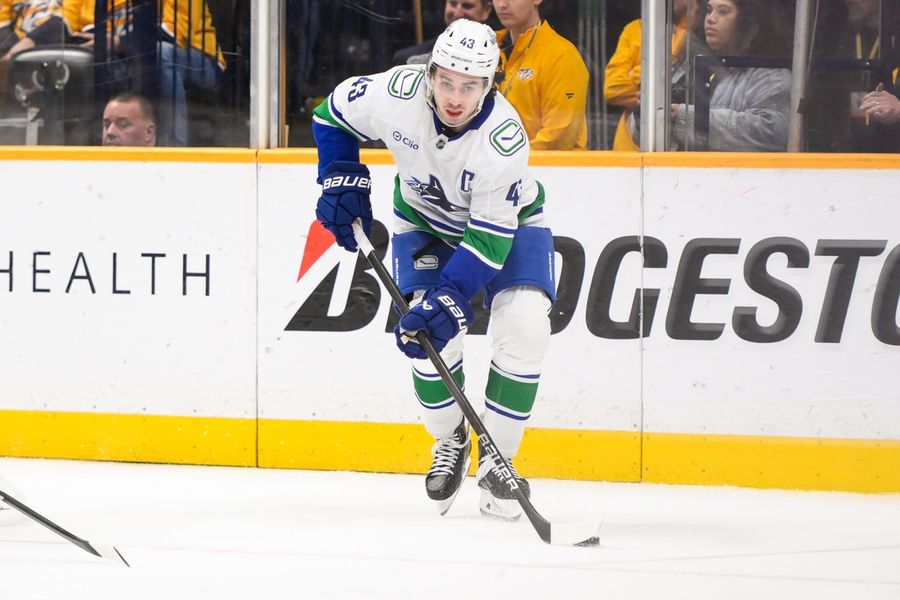 NHL: Vancouver Canucks at Nashville Predators