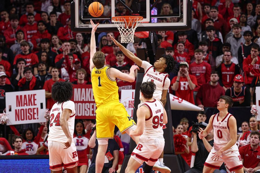NCAA Basketball: Michigan at Rutgers
