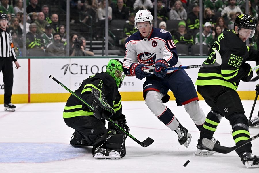 NHL: Columbus Blue Jackets at Dallas Stars