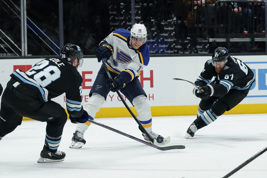 NHL: St. Louis Blues at Utah