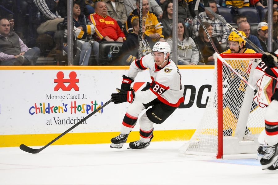 NHL: Ottawa Senators at Nashville Predators