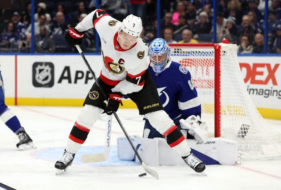 NHL: Ottawa Senators at Tampa Bay Lightning