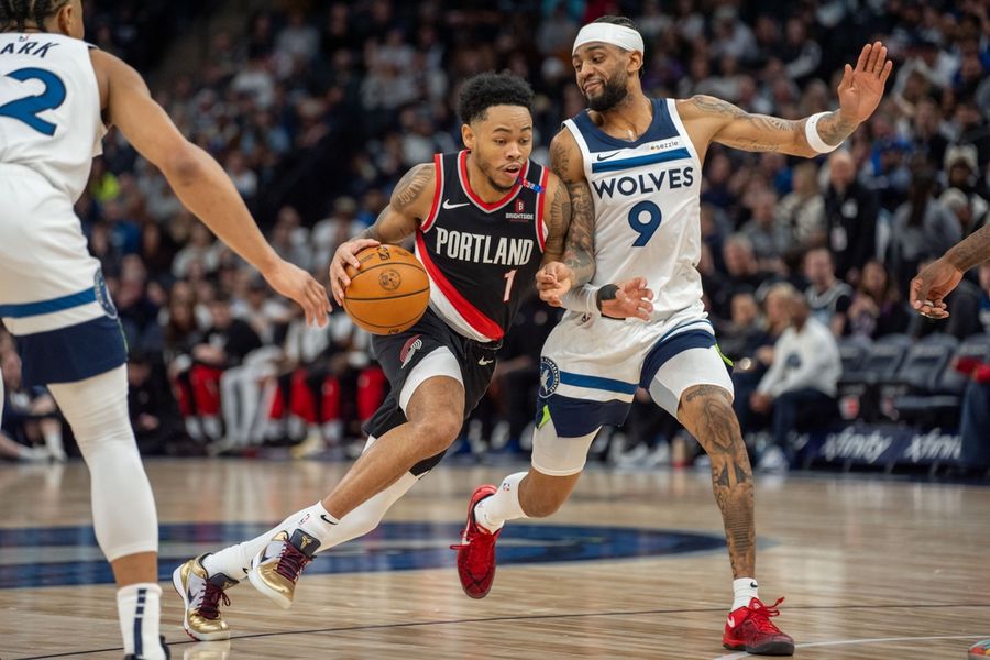 NBA: Portland Trail Blazers at Minnesota Timberwolves