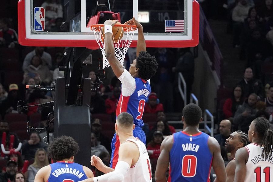NBA: Detroit Pistons at Chicago Bulls