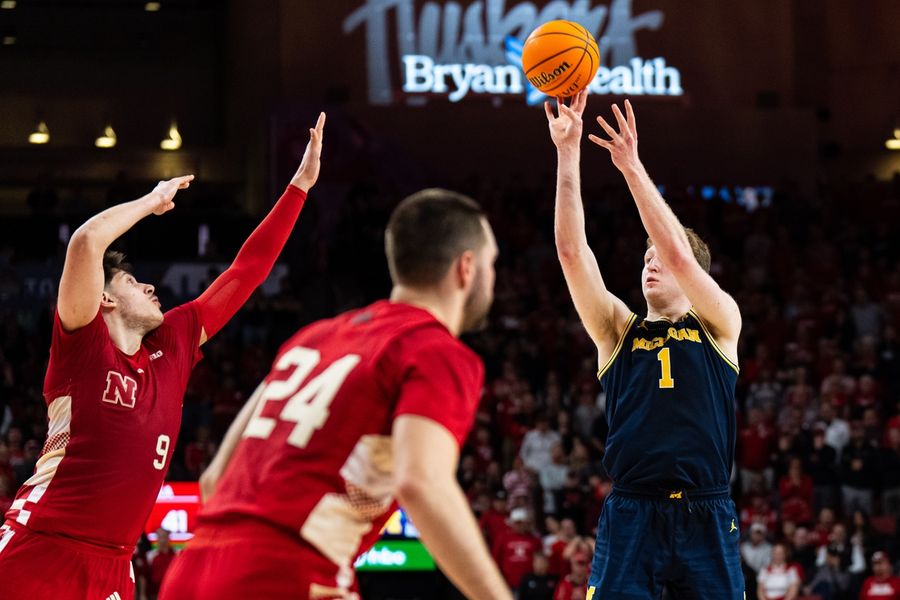 NCAA Basketball: Michigan at Nebraska