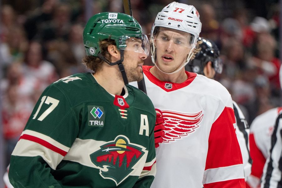 NHL: Detroit Red Wings at Minnesota Wild