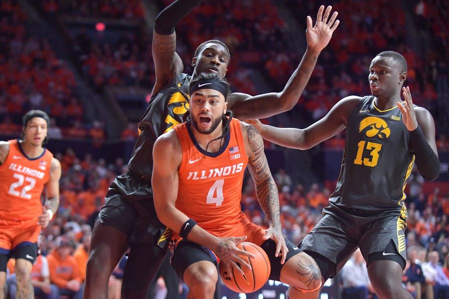 NCAA Basketball: Iowa at Illinois