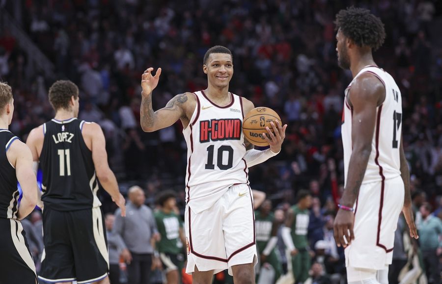 NBA: Milwaukee Bucks at Houston Rockets