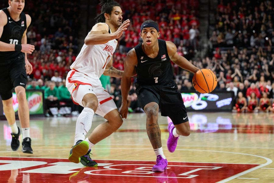 NCAA Basketball: Michigan State at Maryland