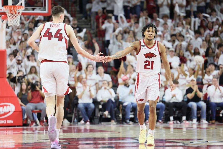 NCAA Basketball: Texas at Arkansas