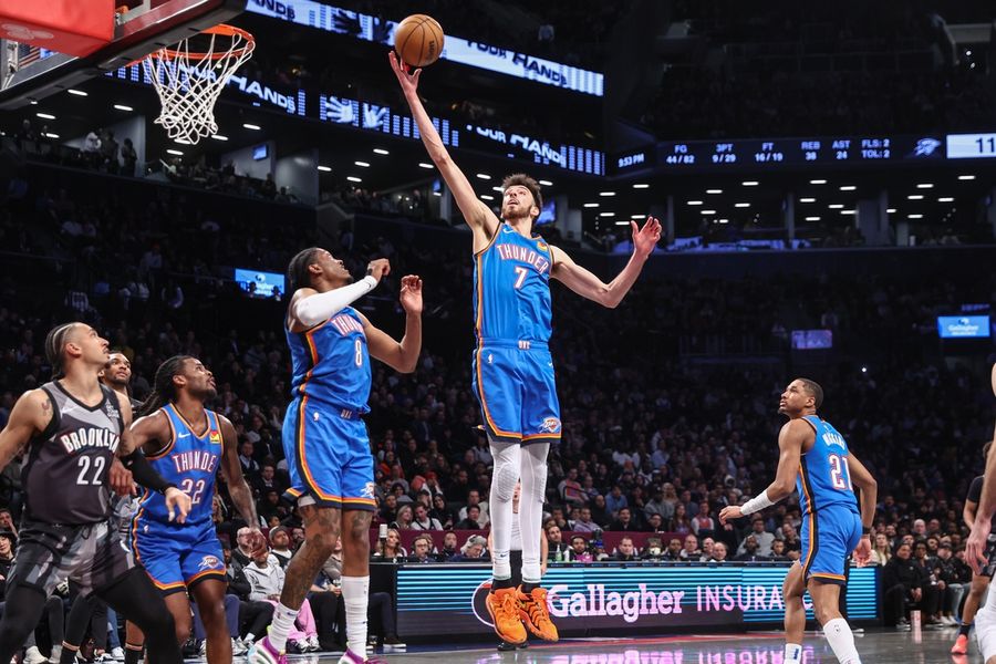 NBA: Oklahoma City Thunder at Brooklyn Nets