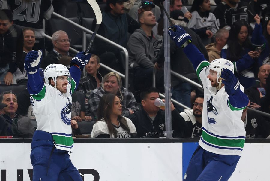 NHL: Vancouver Canucks at Los Angeles Kings