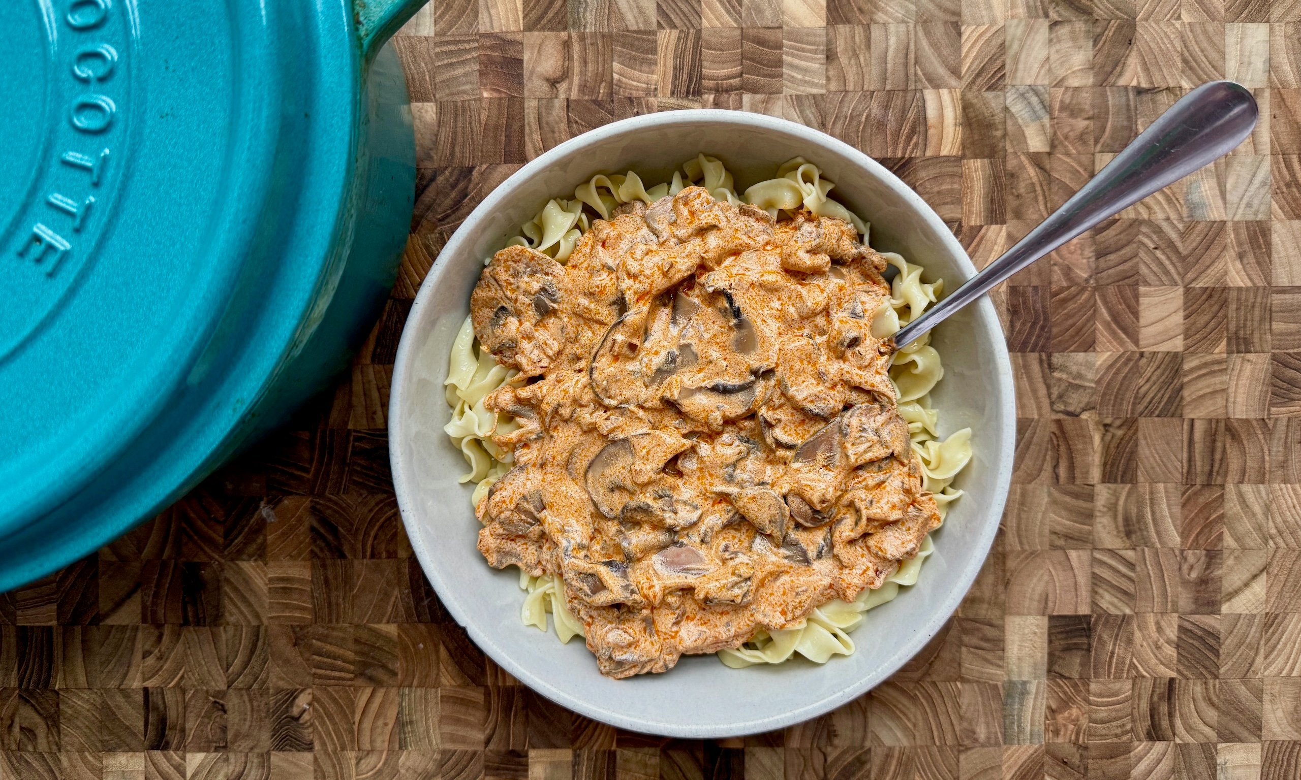 easy mushroom paprikash recipe