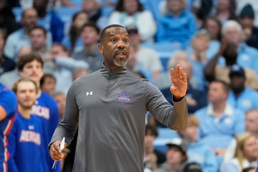 NCAA Basketball: American U. at North Carolina