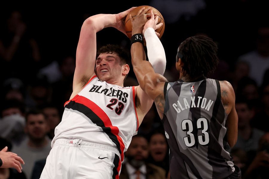 NBA: Portland Trail Blazers at Brooklyn Nets