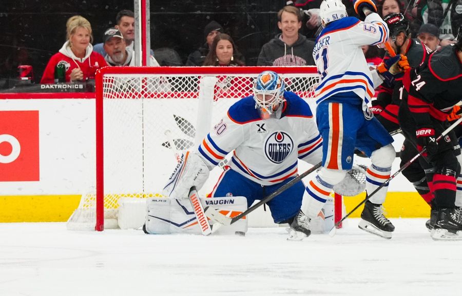 NHL: Edmonton Oilers at Carolina Hurricanes