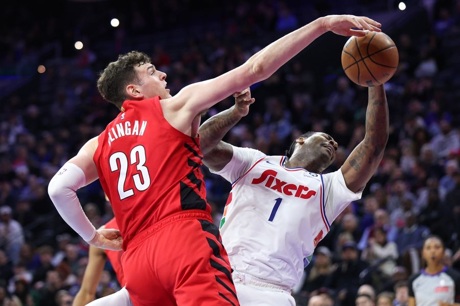 NBA: Portland Trail Blazers at Philadelphia 76ers