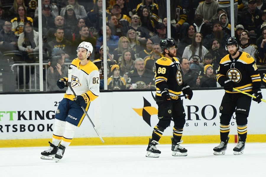 NHL: Nashville Predators at Boston Bruins