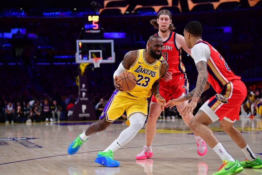 NBA: New Orleans Pelicans at Los Angeles Lakers