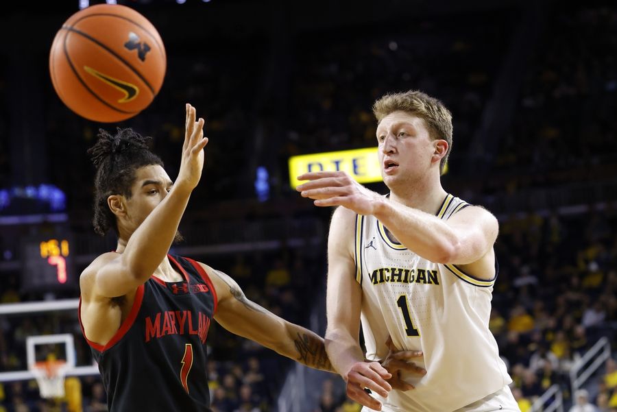 NCAA Basketball: Maryland at Michigan