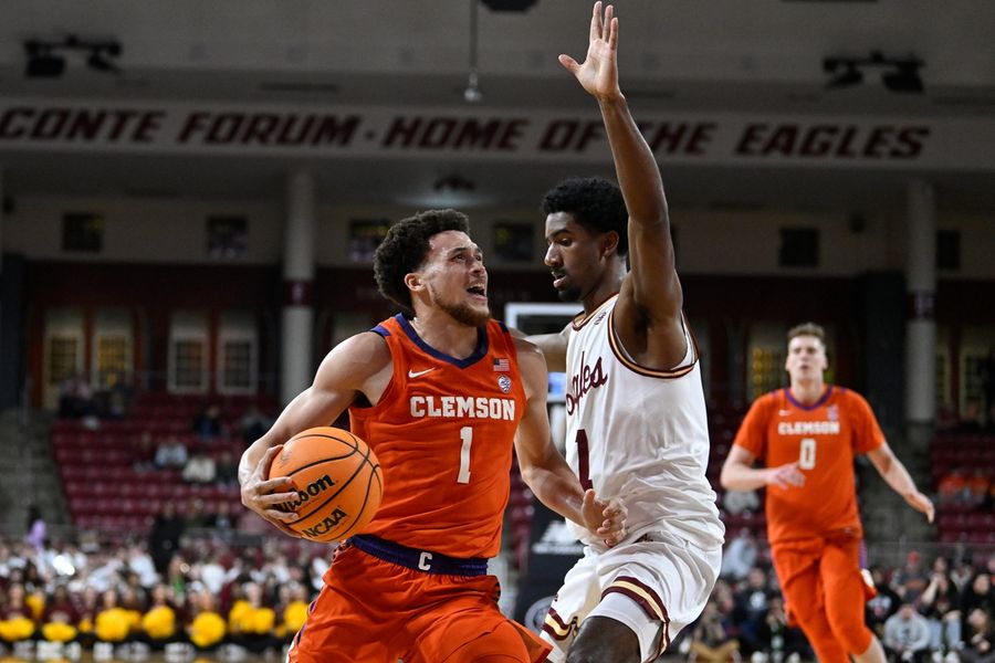 NCAA Basketball: Clemson at Boston College