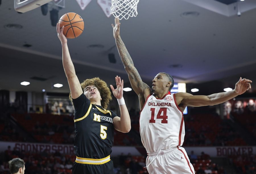 NCAA Basketball: Missouri at Oklahoma
