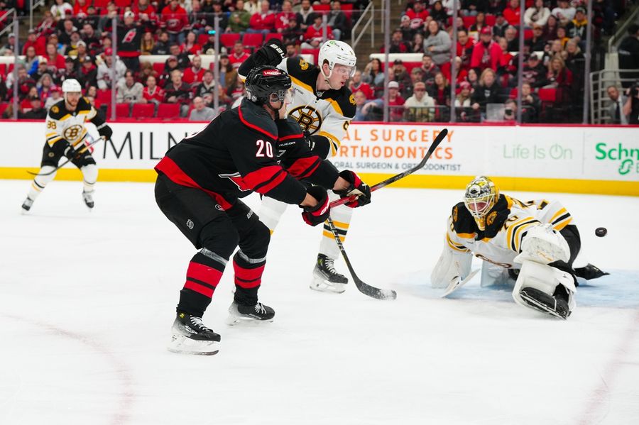 NHL: Boston Bruins at Carolina Hurricanes