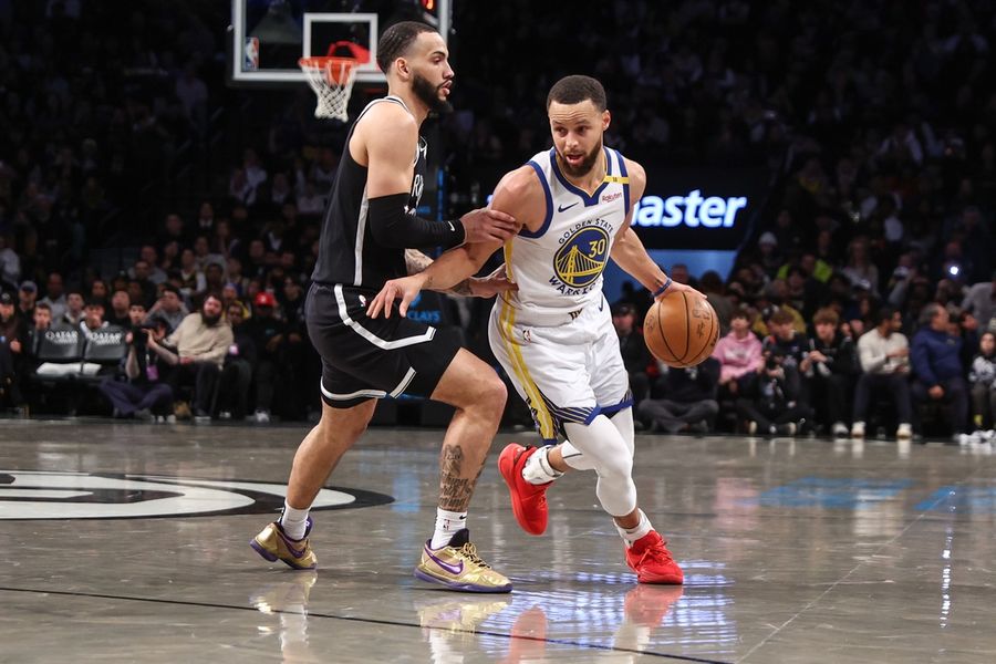 NBA: Golden State Warriors at Brooklyn Nets