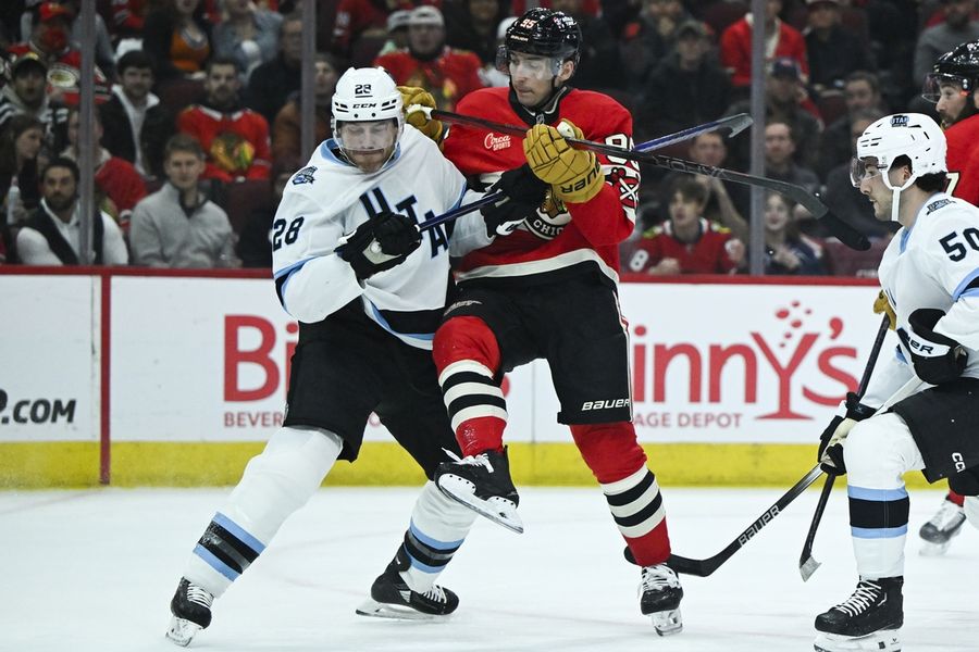 NHL: Utah at Chicago Blackhawks