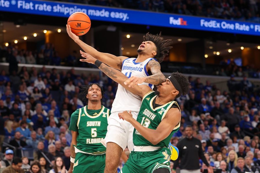 NCAA Basketball: South Florida at Memphis