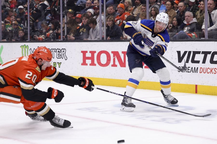 NHL: St. Louis Blues at Anaheim Ducks