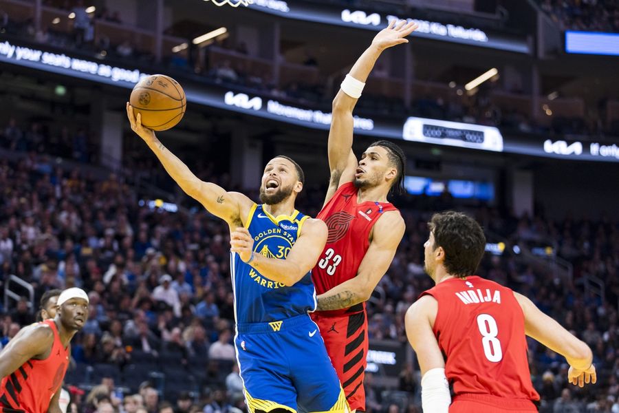 NBA: Portland Trail Blazers at Golden State Warriors