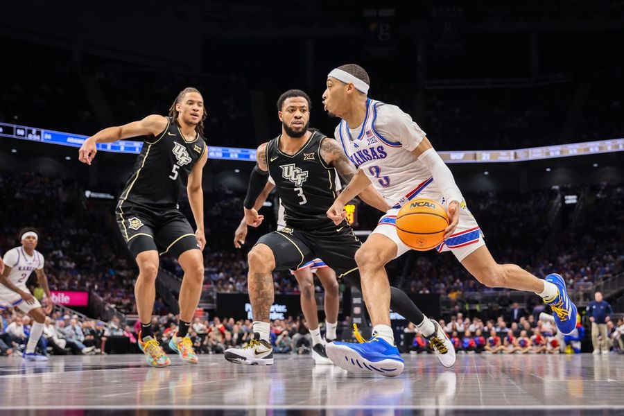 NCAA Basketball: Big 12 Conference Tournament Second Round - Kansas vs UCF
