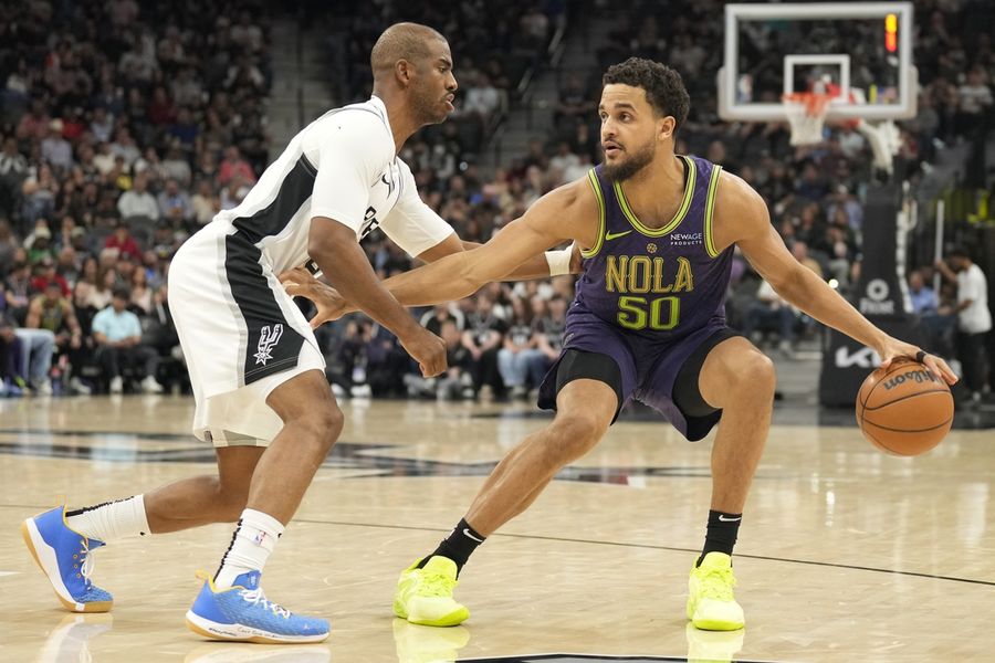 NBA: New Orleans Pelicans at San Antonio Spurs