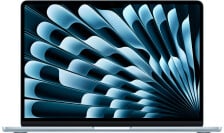 the sky blue m4 apple macbook air