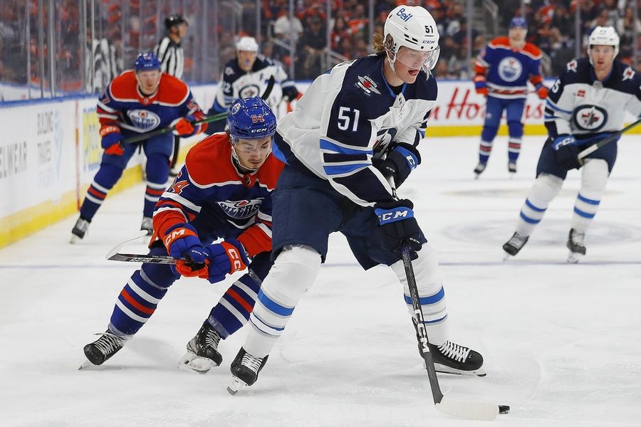 NHL: Preseason-Winnipeg Jets at Edmonton Oilers