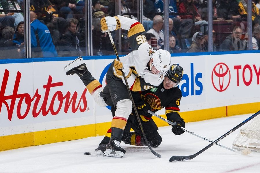 NHL: Vegas Golden Knights at Vancouver Canucks
