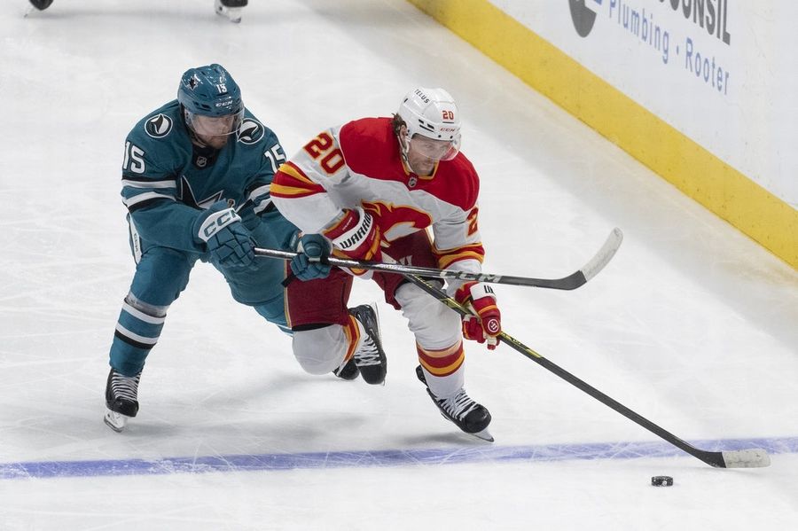 NHL: Calgary Flames at San Jose Sharks