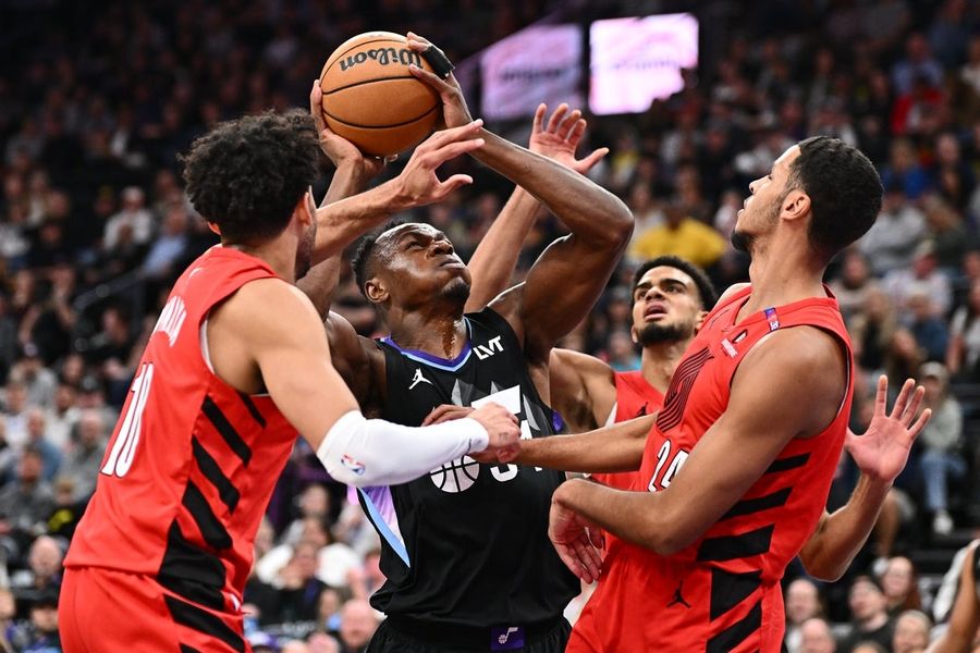 NBA: Portland Trail Blazers at Utah Jazz