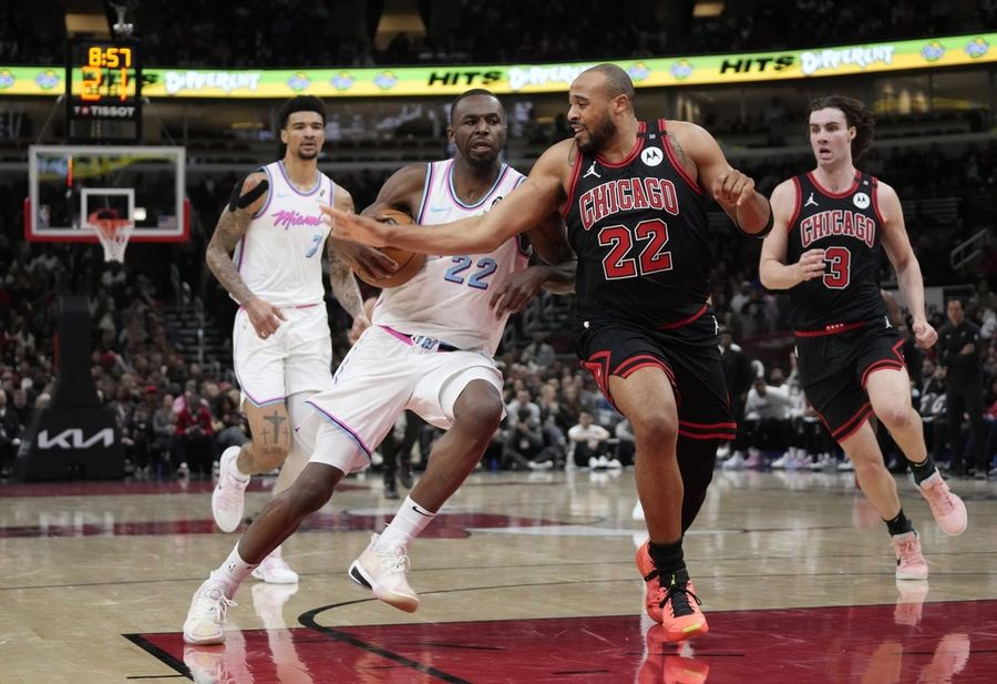 NBA: Miami Heat at Chicago Bulls