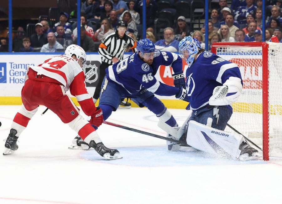 NHL: Detroit Red Wings at Tampa Bay Lightning