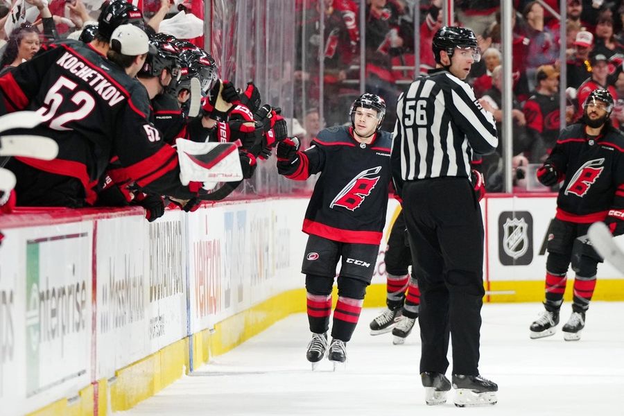 NHL: Stanley Cup Playoffs-New Jersey Devils at Carolina Hurricanes