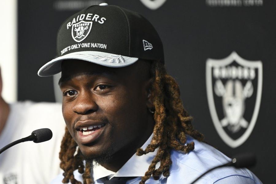 NFL: Las Vegas Raiders-Ashton Jeanty Press Conference
