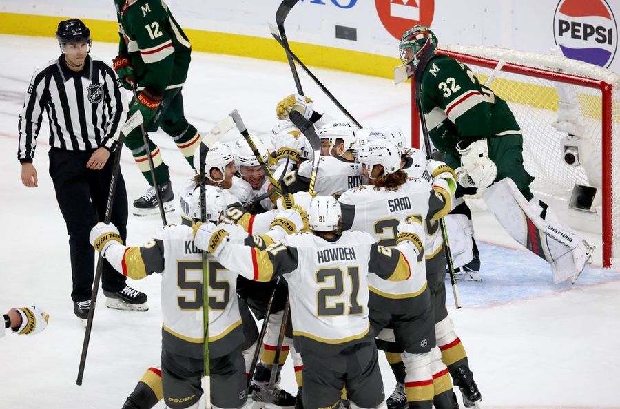 NHL: Stanley Cup Playoffs-Vegas Golden Knights at Minnesota Wild