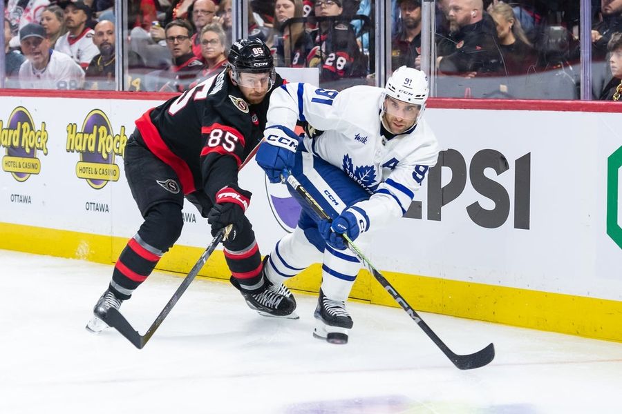NHL: Stanley Cup Playoffs-Toronto Maple Leafs at Ottawa Senators